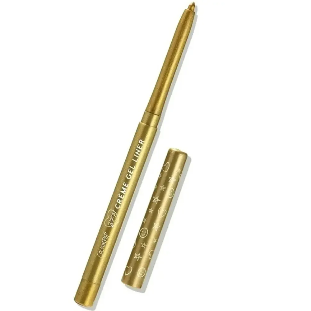 ColourPop WILDCAT Metallic Creme Gel Eyeliner Retractable Pencil Gold Sage Green
